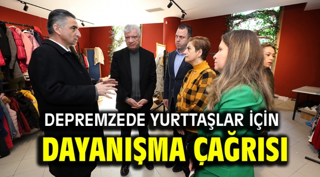 Depremzede yurttaşlar için dayanışma çağrısı