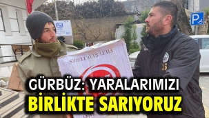 Gürbüz: Yaralarımızı birlikte sarıyoruz