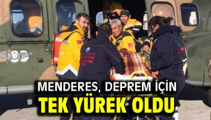 Menderes, deprem için tek yürek oldu
