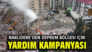 Narlıdere'den deprem bölgesi için yardım kampanyası