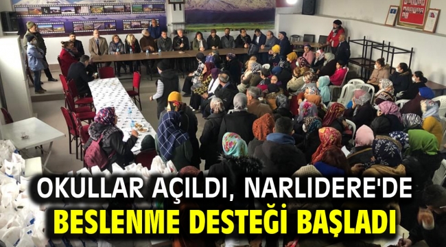 Okullar açıldı, Narlıdere'de beslenme desteği başladı