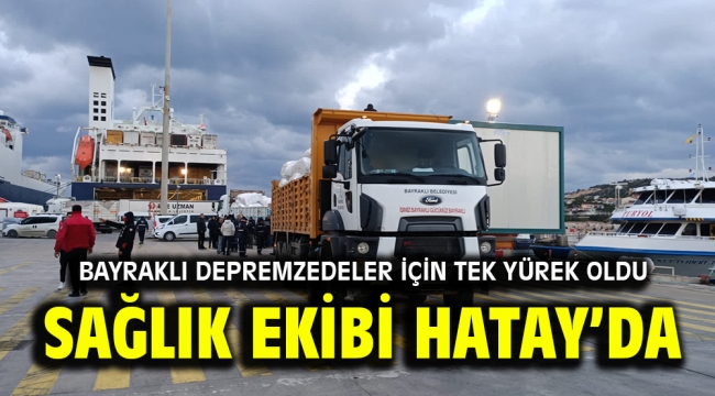 Sağlık ekibi Hatay'da