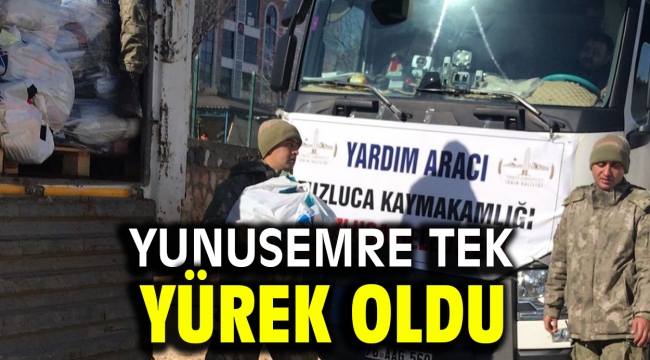 YUNUSEMRE TEK YÜREK OLDU 