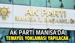 AK Parti Manisa'da temayül yoklaması yapılacak