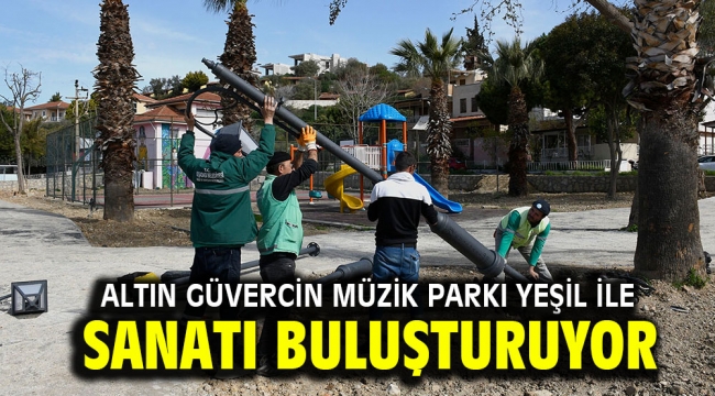 ALTIN GÜVERCİN MÜZİK PARKI YEŞİL İLE SANATI BULUŞTURUYOR