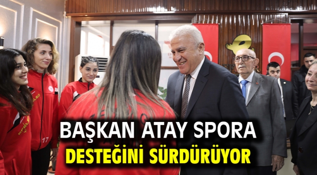 Başkan Atay Spora Desteğini Sürdürüyor