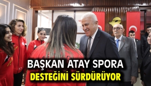 Başkan Atay Spora Desteğini Sürdürüyor