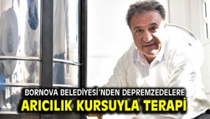 Bornova Belediyesi'nden depremzedelere arıcılık kursuyla terapi