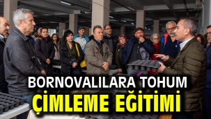 Bornovalılara tohum çimleme eğitimi