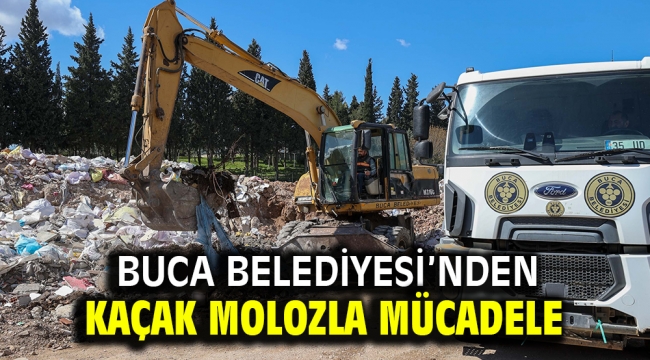 Buca Belediyesi'nden kaçak molozla mücadele 