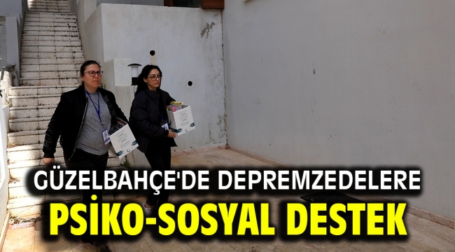 Depremzedelere psiko-sosyal destek