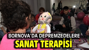 Depremzedelere sanat terapisi
