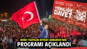 İkinci Yüzyılın İktisat Kongresi'nin programı açıklandı