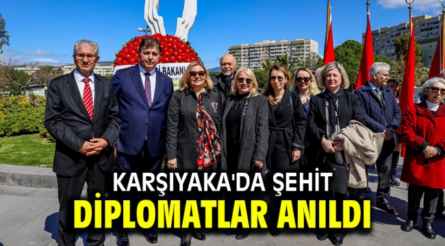 Karşıyaka'da şehit diplomatlar anıldı