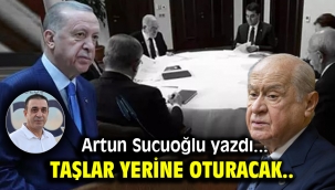 Taşlar yerine oturacak..