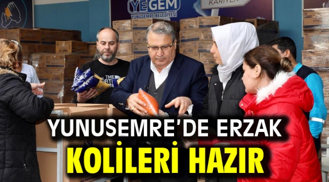 YUNUSEMRE'DE ERZAK KOLİLERİ HAZIR