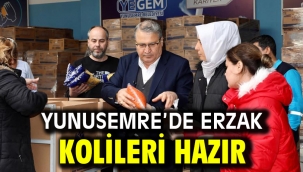 YUNUSEMRE'DE ERZAK KOLİLERİ HAZIR