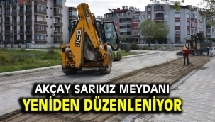 AKÇAY SARIKIZ MEYDANI YENİDEN DÜZENLENİYOR