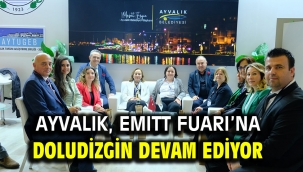 AYVALIK, EMITT FUARI'NA DOLUDİZGİN DEVAM EDİYOR