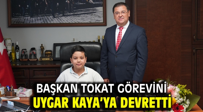 Başkan Tokat görevini Uygar Kaya'ya devretti