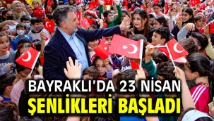 Bayraklı'da 23 Nisan şenlikleri başladı