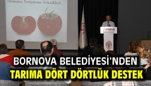Bornova Belediyesi'nden tarıma dört dörtlük destek