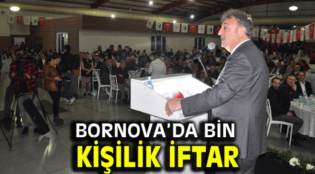 Bornova'da bin kişilik iftar