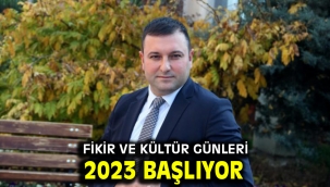 Fikir Ve Kültür Günleri/2023 Başlıyor