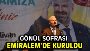 GÖNÜL SOFRASI EMİRALEM'DE KURULDU