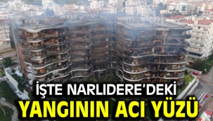 İşte Narlıdere'deki yangının acı yüzü