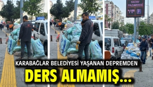 Karabağlar Belediyesi yaşanan depremden ders almamış...