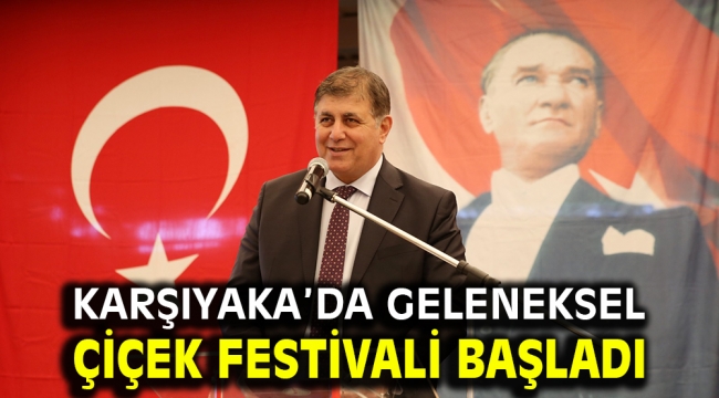 Karşıyaka'da geleneksel çiçek festivali başladı