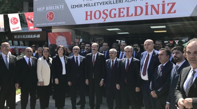 MHP İzmir'de adaylarını tanıttı; 'Haydi Bismillah'