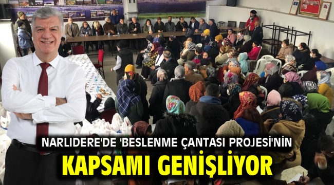 NARLIDERE'DE 'BESLENME ÇANTASI PROJESİ'NİN KAPSAMI GENİŞLİYOR