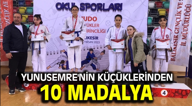 Yunusemre'nin küçüklerinden 10 madalya