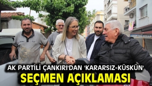 AK Partili Çankırı'dan 'kararsız-küskün' seçmen açıklaması