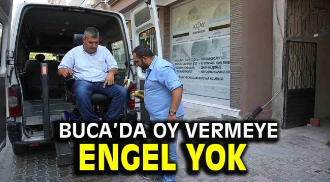 Buca'da oy vermeye engel yok