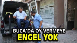 Buca'da oy vermeye engel yok