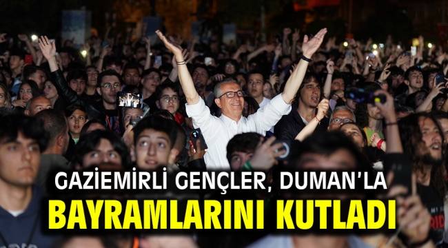 Gaziemirli gençler, Duman'la bayramlarını kutladı