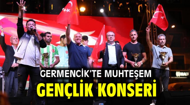 Germencik'te muhteşem gençlik konseri