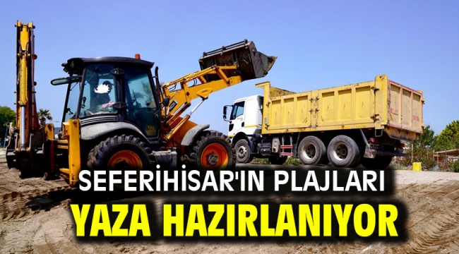 Seferihisar'ın plajları yaza hazırlanıyor