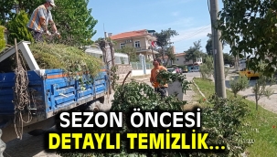 Sezon öncesi detaylı temizlik…