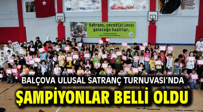 Balçova Ulusal Satranç Turnuvası'nda Şampiyonlar Belli Oldu