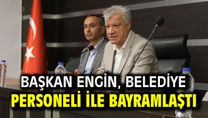 Başkan Engin, Belediye Personeli İle Bayramlaştı