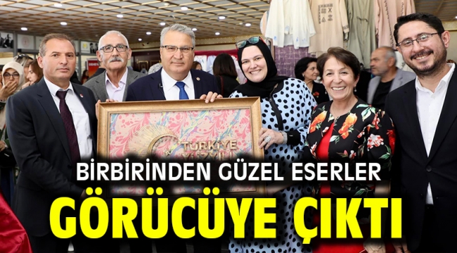 BİRBİRİNDEN GÜZEL ESERLER GÖRÜCÜYE ÇIKTI