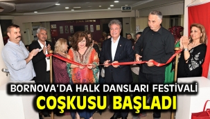 Bornova'da Halk Dansları Festivali coşkusu başladı