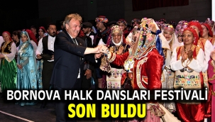 Bornova Halk Dansları Festivali son buldu
