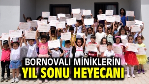 Bornovalı miniklerin yıl sonu heyecanı