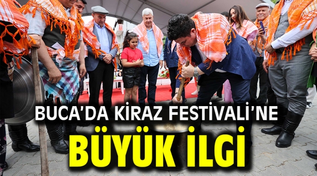 Buca'da Kiraz Festivali'ne büyük ilgi