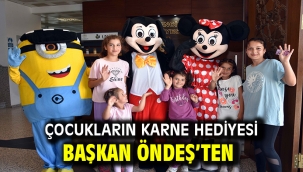 Çocukların karne hediyesi Başkan Öndeş'ten